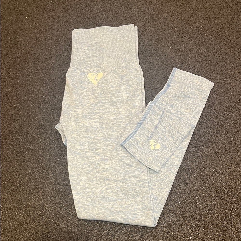 Stylish Light Blue Women's Leggings